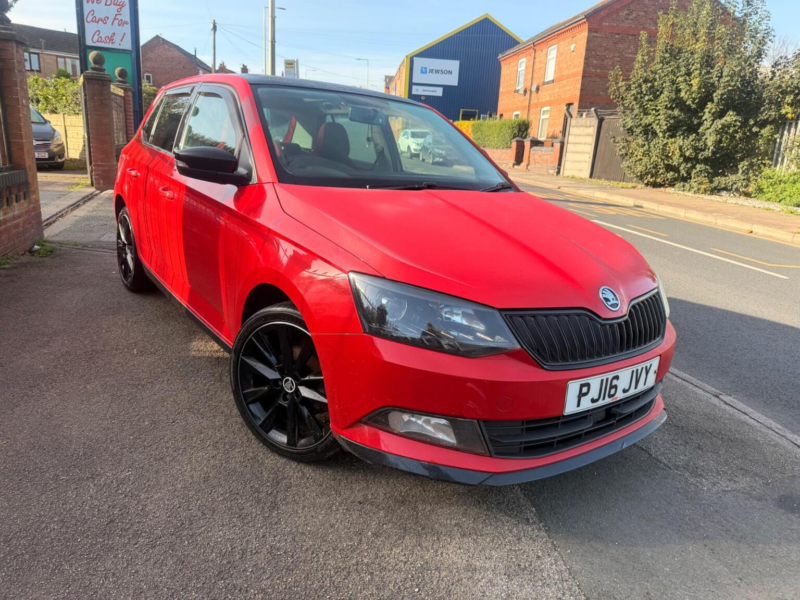 2016 Skoda Fabia 1.0 Monte Carlo Euro 6 (s/s) 5dr in Red — image 1