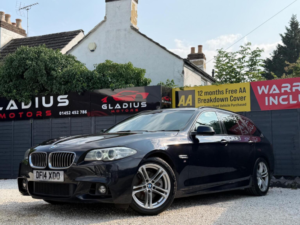 2014 BMW 5 Series 2.0 520d M Sport Touring Auto Euro 6 (s/s) 5dr in Black — image 3