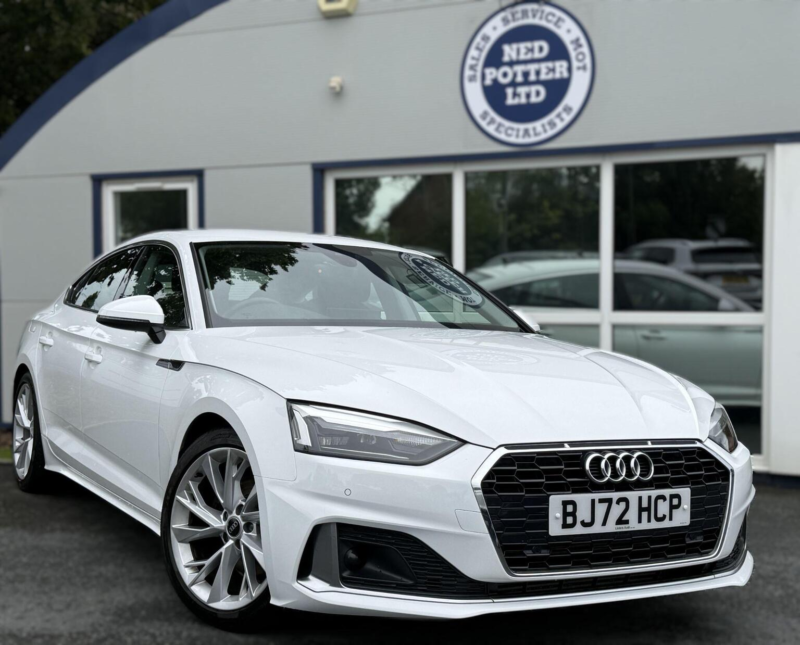 2022 Audi A5 2.0 Tfsi 35 Sport Sportback S Tronic Euro 6 (s/s) 5dr in White — image 1