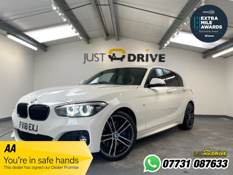 2018 BMW 1 Series 1.5 118i M Sport Shadow Edition Hatchback 5dr Petrol Auto Euro 6 (s/s) (136 Ps) in White — image 1