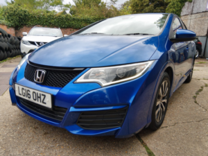 2016 Honda Civic 1.4 I-Vtec S in Blue — image 3
