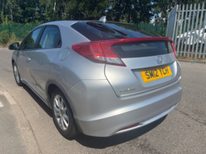 2012 Honda Civic 1.4 I-Vtec Se Hatchback 5dr Petrol Manual Euro 5 (s/s) (100 Ps) in Silver — image 5