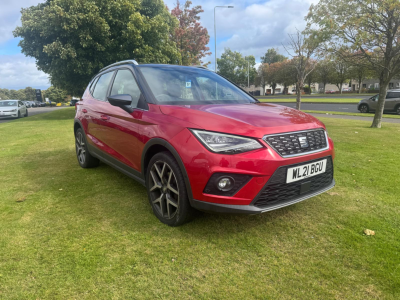 2021 SEAT Arona 1.0 Tsi Xcellence Lux SUV 5dr Petrol DSG Euro 6 (s/s) (110 Ps) in Red — image 1