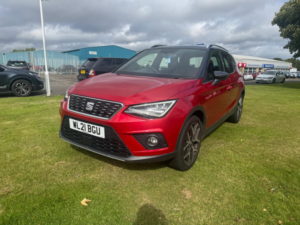 2021 SEAT Arona 1.0 Tsi Xcellence Lux SUV 5dr Petrol DSG Euro 6 (s/s) (110 Ps) in Red — image 2