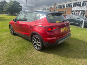 2021 SEAT Arona 1.0 Tsi Xcellence Lux SUV 5dr Petrol DSG Euro 6 (s/s) (110 Ps) in Red — image 3