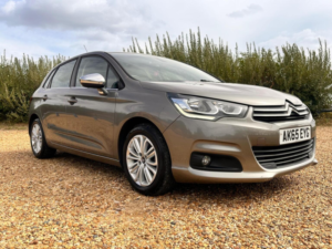 2015 Citroen C4 1.6 Bluehdi Flair Euro 6 (s/s) 5dr in Grey — image 4