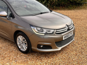 2015 Citroen C4 1.6 Bluehdi Flair Euro 6 (s/s) 5dr in Grey — image 5