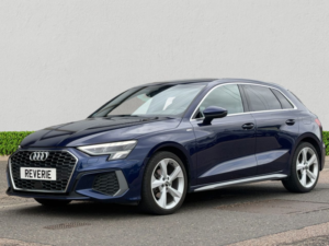 2023 Audi A3 1.0 Tfsi 30 S Line Sportback 5dr Petrol Manual Euro 6 (s/s) (110 Ps) in Blue — image 3