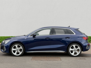 2023 Audi A3 1.0 Tfsi 30 S Line Sportback 5dr Petrol Manual Euro 6 (s/s) (110 Ps) in Blue — image 4