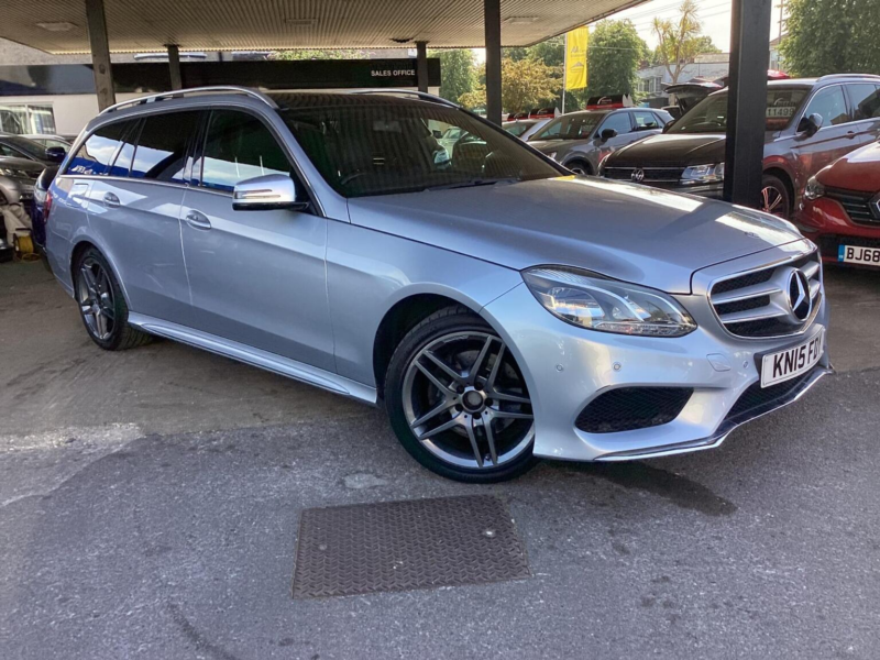 2015 Mercedes-Benz E Class 2.1 E220 Bluetec Amg Line G-Tronic+ Euro 6 (s/s) 5dr in Silver — image 1