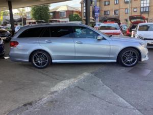 2015 Mercedes-Benz E Class 2.1 E220 Bluetec Amg Line G-Tronic+ Euro 6 (s/s) 5dr in Silver — image 2