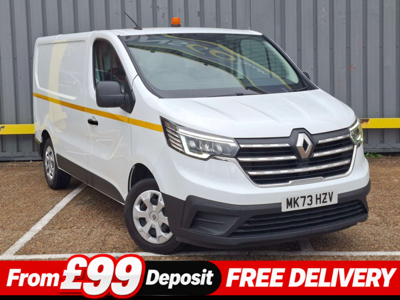 2023 Renault Trafic 2.0 Dci Blue Sl30 Advance Panel Van 5dr Diesel Manual L1 H1 Euro 6 (s/s) (130 Ps) in White — image 1
