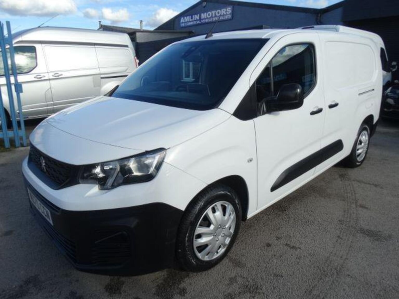2020 Peugeot Partner 1.5 Bluehdi 950 Professional Long Panel Van Lwb Euro 6 6dr in White — image 1