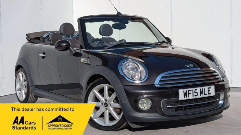 2015 MINI Convertible 1.6 Cooper Highgate Euro 6 (s/s) 2dr in Brown — image 1