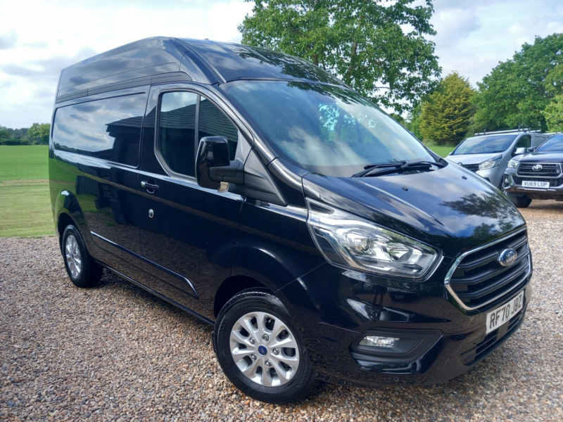 2021 Ford Transit Custom 2.0 Transit Custom Limited Van 280 L1 2.0l Ecoblue 130ps Fwd 6 Speed Manual in Black — image 1
