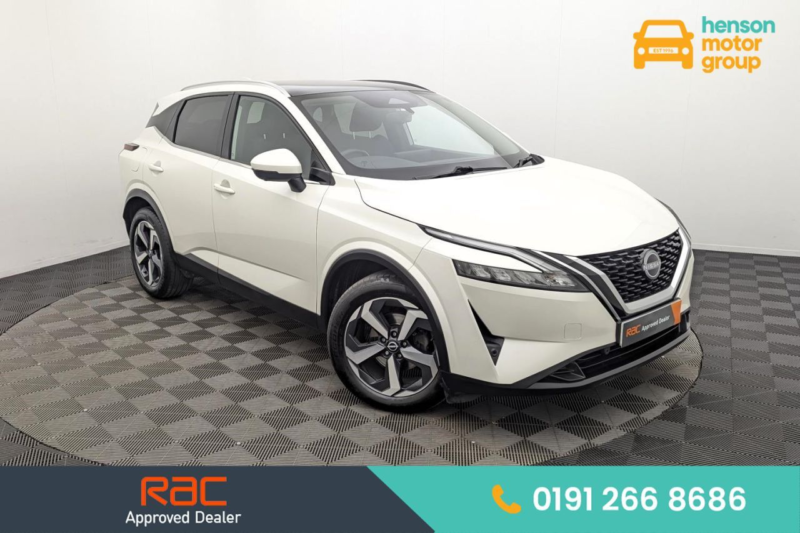 2022 Nissan Qashqai 1.3 Dig-T Mhev N-Connecta SUV 5dr Petrol Hybrid Manual Euro 6 (s/s) (140 Ps) in White — image 1