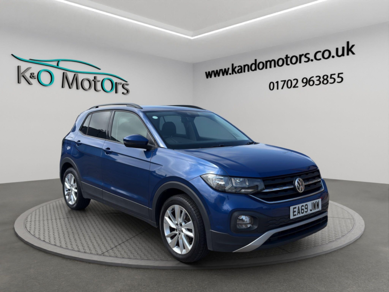 2019 Volkswagen T-Cross 1.0 Tsi Se DSG Euro 6 (s/s) 5dr in Blue — image 1