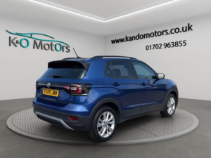 2019 Volkswagen T-Cross 1.0 Tsi Se DSG Euro 6 (s/s) 5dr in Blue — image 4