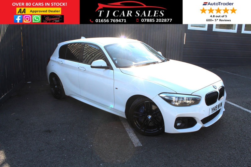 2019 BMW 1 Series 1.5 118i M Sport Shadow Edition 5-Door in White — image 1