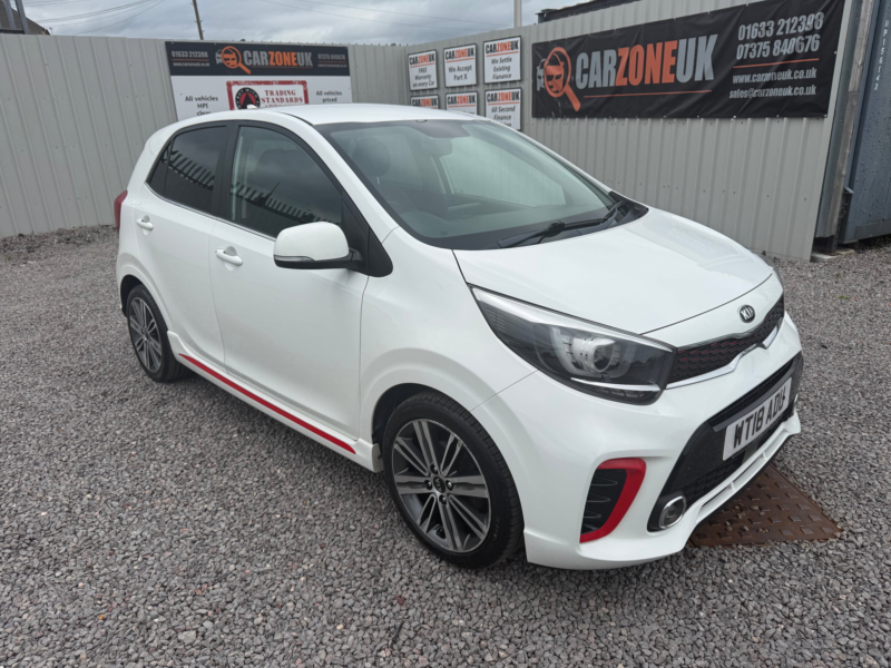 2018 Kia Picanto 1.25 Gt-Line Hatchback 5dr Petrol Manual Euro 6 (83 Bhp) in White — image 1