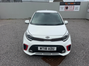 2018 Kia Picanto 1.25 Gt-Line Hatchback 5dr Petrol Manual Euro 6 (83 Bhp) in White — image 3