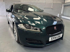 2014 Jaguar Xf 2.2d R-Sport Sportbrake Auto Euro 5 (s/s) 5dr in Green — image 2