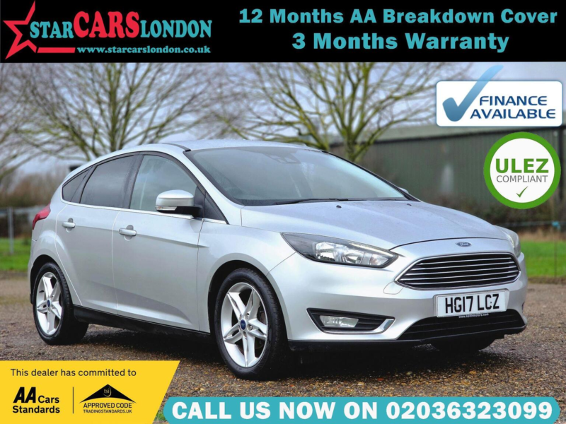 2017 Ford Focus 1.0t Ecoboost Titanium Euro 6 (s/s) 5dr in Silver — image 1