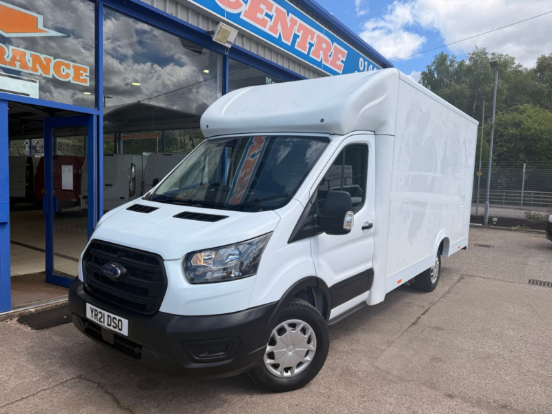 2021 Ford Transit 2.0 350 Ecoblue Low Floor Luton 2dr Diesel Manual Fwd L3 Euro 6 (s/s) (130 Ps) in White — image 1