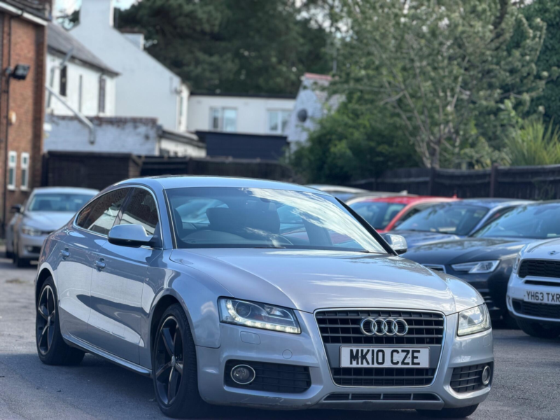 2010 Audi A5 2.0 Tfsi S Line Sportback Euro 5 (s/s) 5dr in Silver — image 1