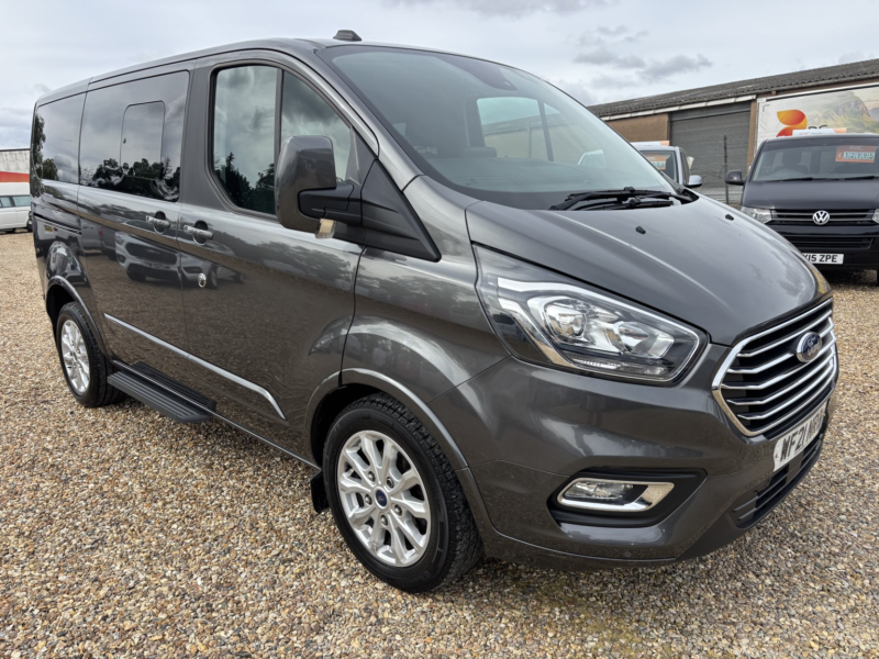 2021 Ford Tourneo Custom Auto Wav Automatic Wheelchair Accessible Vehicle 2.0 Tourneo Custom Titanium 320 L1 in Grey — image 1