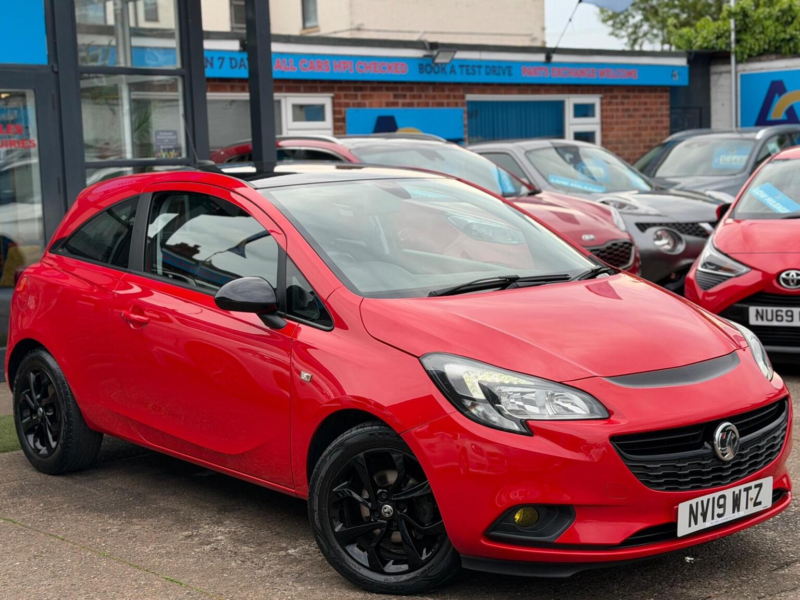 2019 Vauxhall Corsa 1.4i Ecotec Griffin Euro 6 3dr in Red — image 1