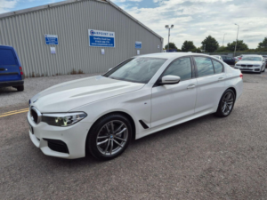 2018 BMW 5 Series 2.0 520d M Sport Auto Xdrive Euro 6 (s/s) 4dr in White — image 3