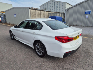 2018 BMW 5 Series 2.0 520d M Sport Auto Xdrive Euro 6 (s/s) 4dr in White — image 4
