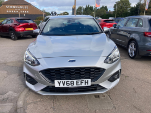 2018 Ford Focus 1.0t Ecoboost St-Line Hatchback 5dr Petrol Manual Euro 6 (s/s) (125 Ps) in Silver — image 2