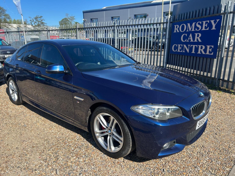 2015 BMW 5 Series 2.0 520d M Sport Auto Euro 6 (s/s) 4dr in Blue — image 1