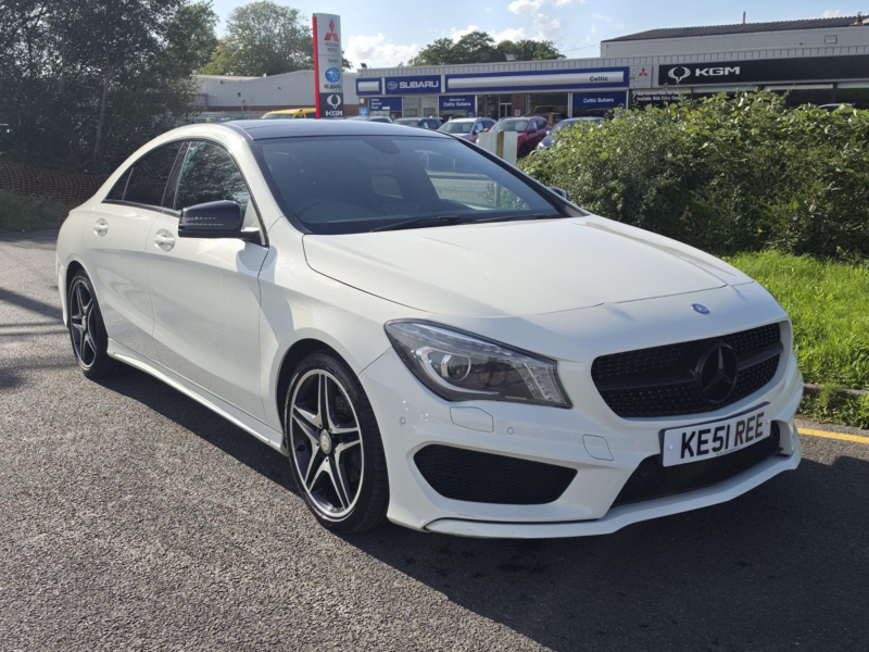 2013 Mercedes-Benz Cla 1.6 Cla180 Amg Sport Coupe Euro 6 (s/s) 4dr in White — image 1