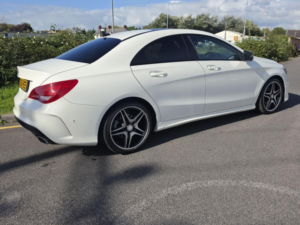 2013 Mercedes-Benz Cla 1.6 Cla180 Amg Sport Coupe Euro 6 (s/s) 4dr in White — image 2