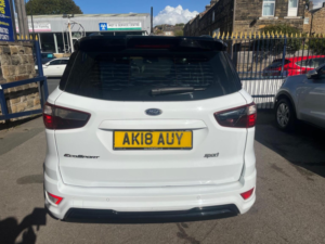2018 Ford Ecosport 1.5 Tdci St-Line Euro 6 (s/s) 5dr in White — image 5