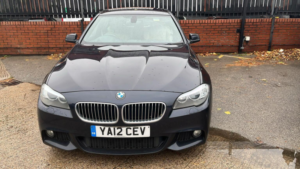 2012 BMW 5 Series 2.0 520d M Sport Steptronic Euro 5 (s/s) 4dr in Black — image 2