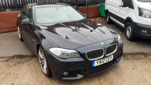 2012 BMW 5 Series 2.0 520d M Sport Steptronic Euro 5 (s/s) 4dr in Black — image 3