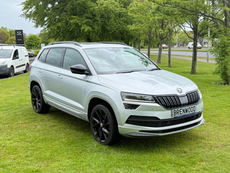 2019 Skoda Karoq 1.5 Tsi Act Sportline SUV 5dr Petrol DSG Euro 6 (s/s) (150 Ps) in Silver — image 1