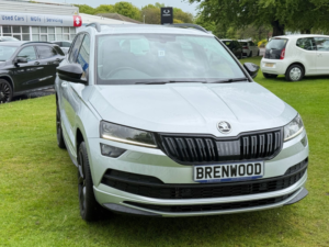 2019 Skoda Karoq 1.5 Tsi Act Sportline SUV 5dr Petrol DSG Euro 6 (s/s) (150 Ps) in Silver — image 2