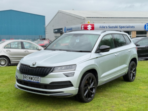 2019 Skoda Karoq 1.5 Tsi Act Sportline SUV 5dr Petrol DSG Euro 6 (s/s) (150 Ps) in Silver — image 4