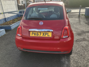 2017 Fiat 500 1.2 500 Pop Star 1.2 69hp in Red — image 3