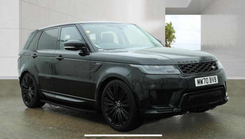 2020 Land Rover Range Rover Sport 2.0 P300 Hse Auto 4WD Euro 6 (s/s) 5dr in Black — image 1