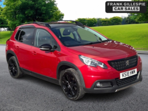 2018 Peugeot 2008 1.2 Puretech Gt Line Euro 6 (s/s) 5dr in Red — image 2