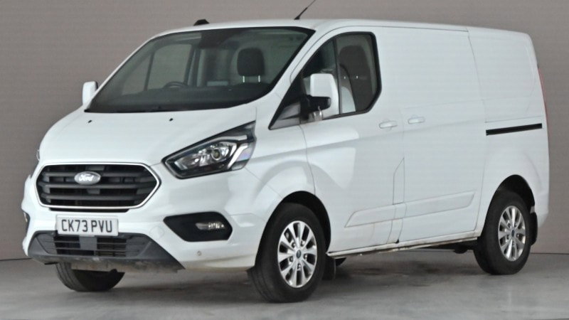 2023 Ford Transit Custom 2.0 300 Ecoblue Limited Panel Van 5dr Diesel Manual L1 H1 Euro 6 130 Ps in White — image 1