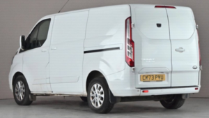 2023 Ford Transit Custom 2.0 300 Ecoblue Limited Panel Van 5dr Diesel Manual L1 H1 Euro 6 130 Ps in White — image 4