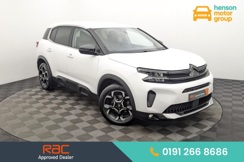 2023 Citroen C5 Aircross 1.2 Puretech Sense Plus SUV 5dr Petrol Manual Euro 6 (s/s) (130 Ps) in White — image 1