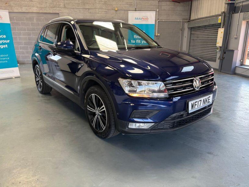 2017 Volkswagen Tiguan 2.0 Tdi Bluemotion Tech Se Navigation 4motion Euro 6 (s/s) 5dr in Blue — image 1